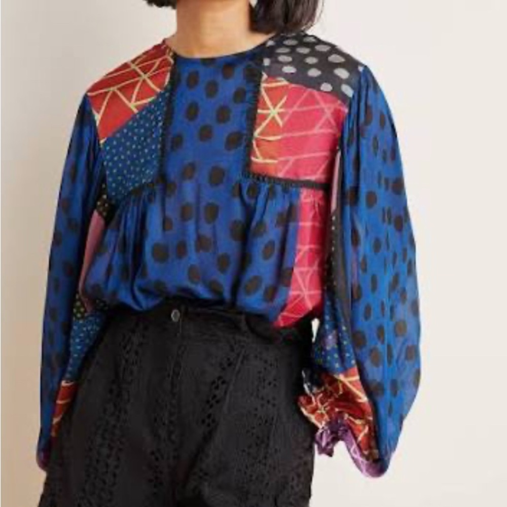 Anthropologie Miranda Peasant Blouse